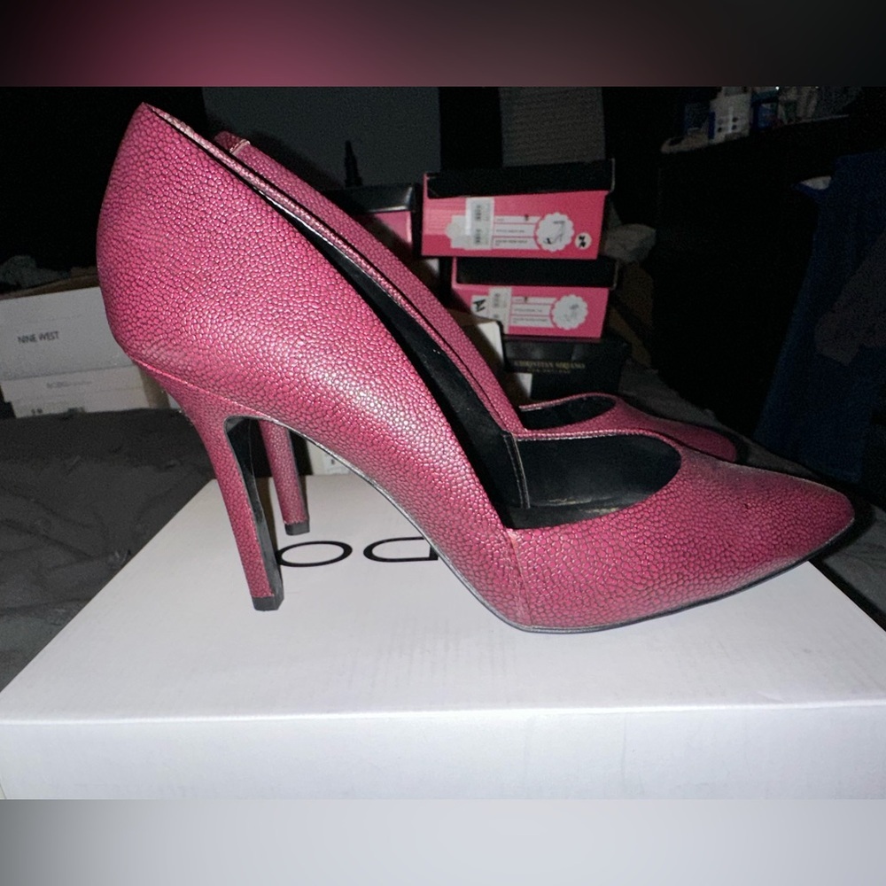 Aldo Snake Skin Leather Heels Size 9